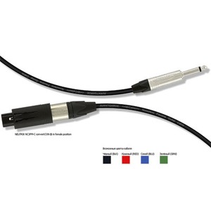 Кабель аудио 1xJack - 1xXLR MrCable AIJXMA-15-LA 15.0m