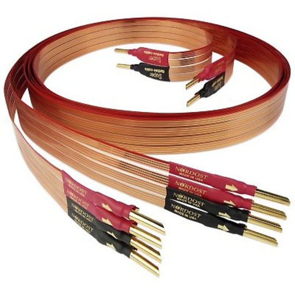 Кабель акустический с катушки Bi-Wire Nordost Super Flatline Gold MKII