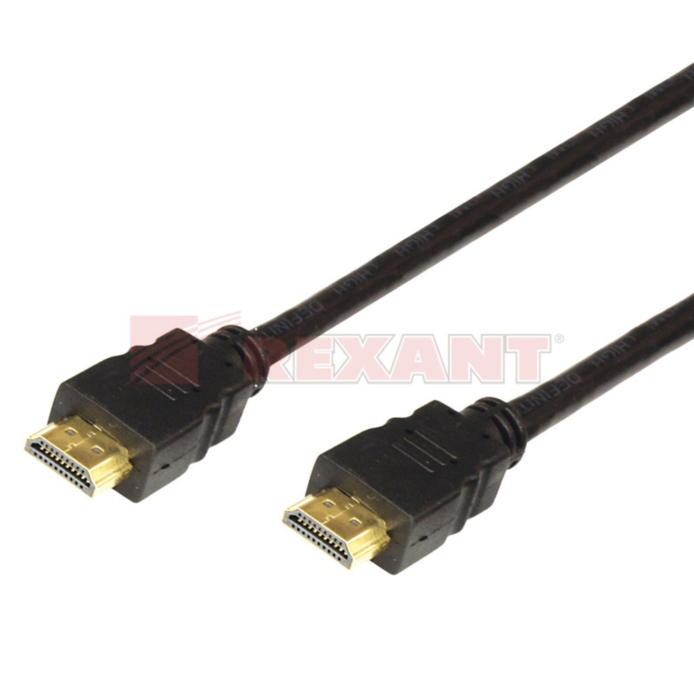 Кабель HDMI - HDMI Rexant 17-6205 HDMI Gold (1 штука) 3.0m