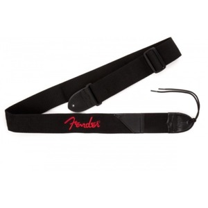 Ремень для гитары Fender BLACK/RED LOGO