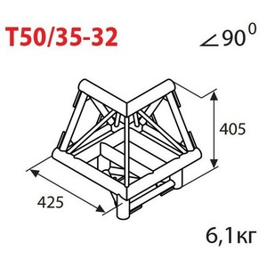 Соединительный элемент для фермы Imlight T50/35-32