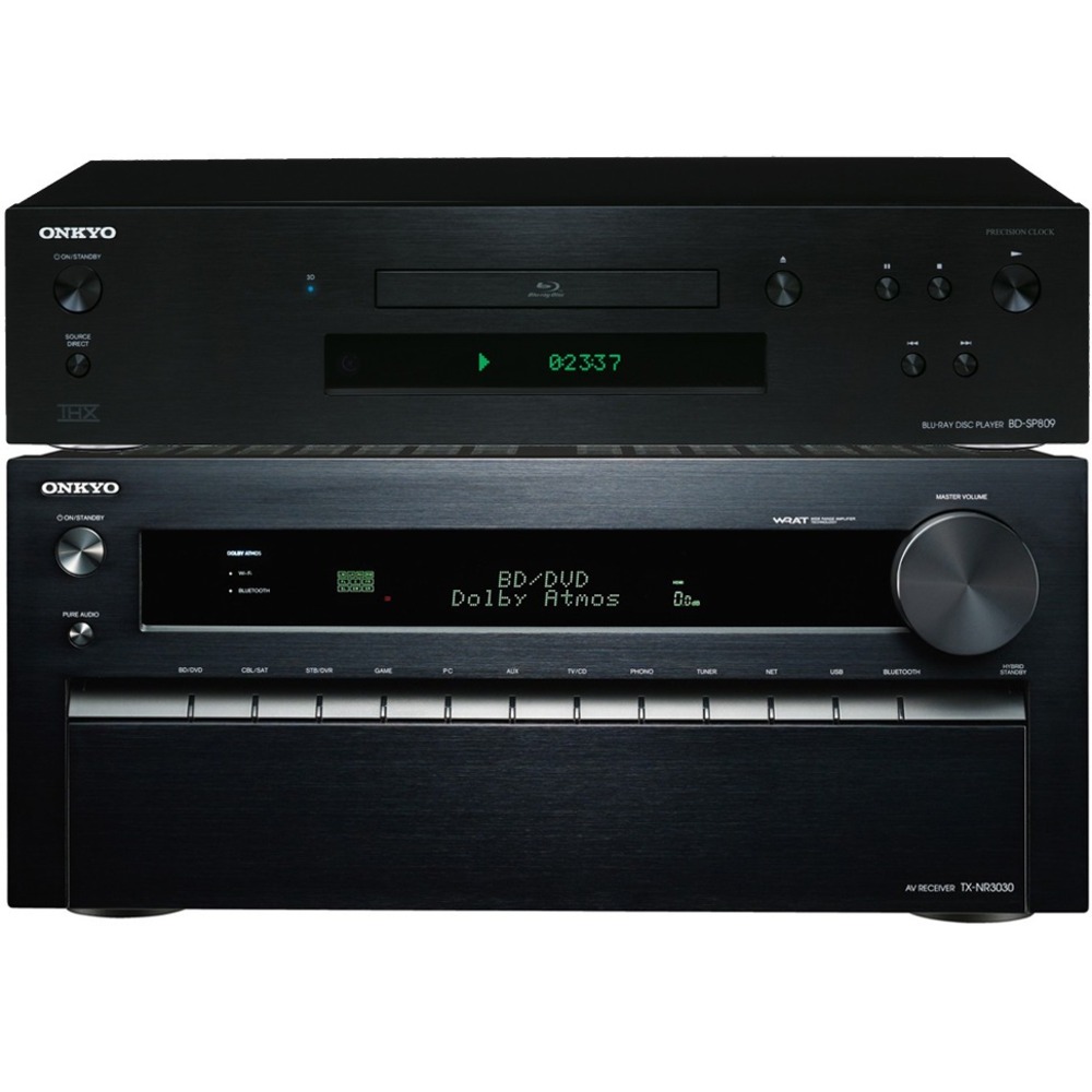 AV ресивер Onkyo TX-NR3030 + BD-SP809