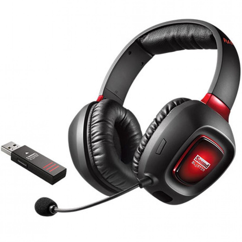 Компьютерная беспроводная гарнитура Creative Sound Blaster Tactic3D Rage Wireless V2.0