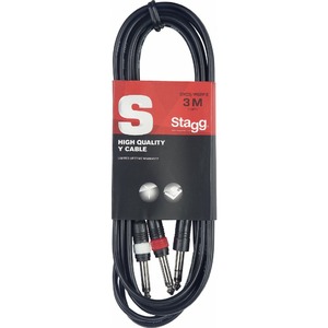 Кабель аудио 1xJack - 2xJack Stagg SYC3/PS2P E 3.0m