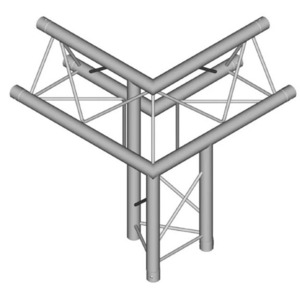 Соединительный элемент для фермы Dura Truss DT 23 C32-ULDL 3way corner 9