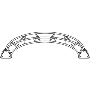 Круг треугольной конфигурации Dura Truss DT 33 Circle Part 5m 45 degr