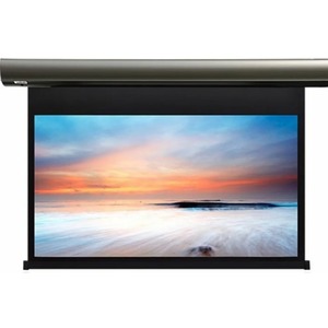 Экран для дома, настенно потолочный с электроприводом Lumien Cinema Control 219x362 Matte White FiberGlass LCC-100108