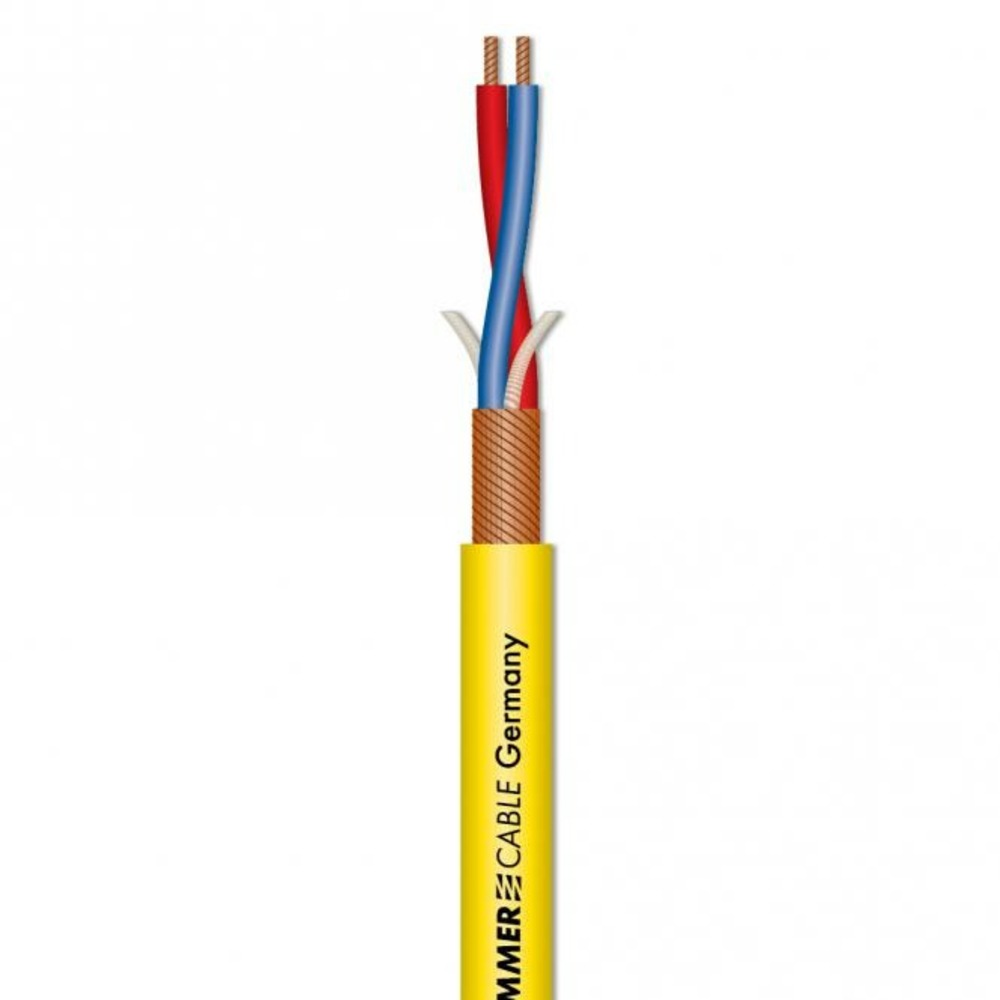 Кабель микрофонный в нарезку Sommer Cable 200-0007 Stage 22 Highflex Yellow