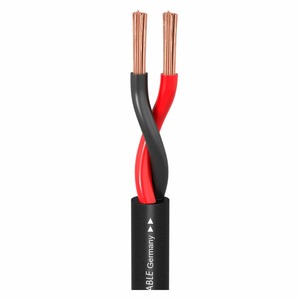 Кабель акустический с катушки двухжильный Sommer Cable 440-0051FC Meridian Install SP240 CPR-Version FRNC Black