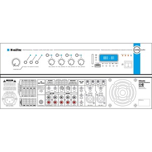 Микшер-усилитель комбинированный CVGaudio M-123Tmz