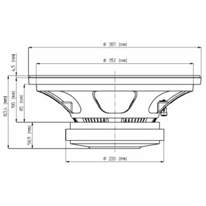 Динамик профессиональный НЧ Eighteen Sound 15LW1401/8