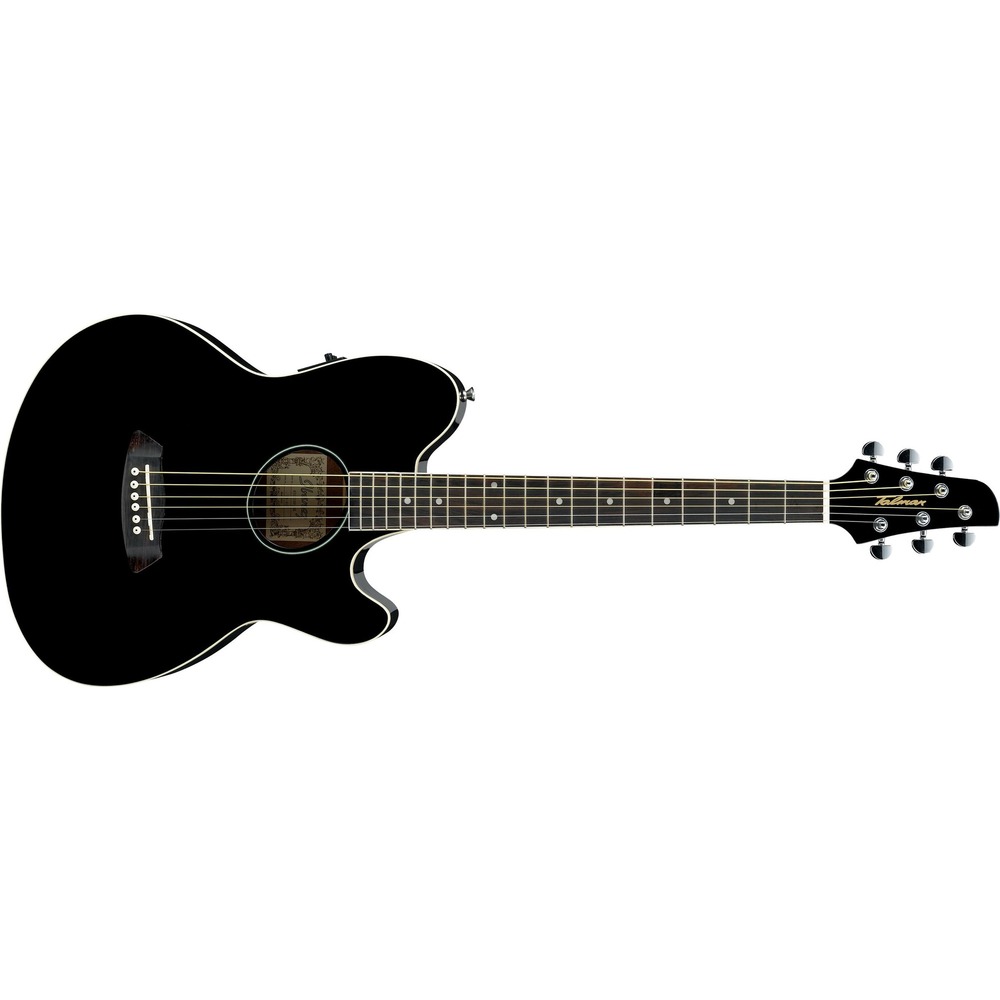 Электроакустическая гитара IBANEZ TCY10E-BK black high gloss