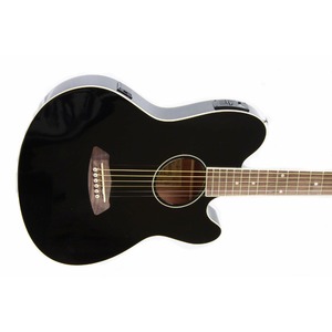 Электроакустическая гитара IBANEZ TCY10E-BK black high gloss