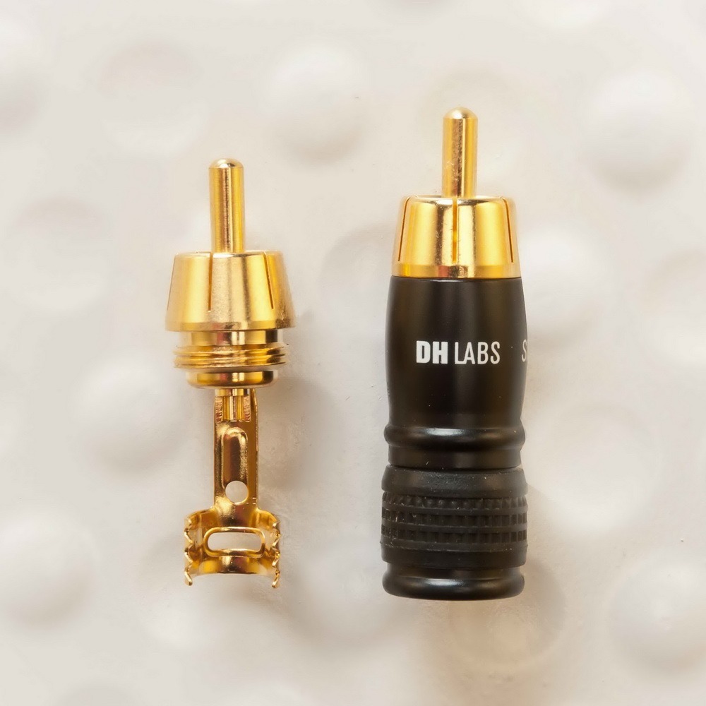 Разъем RCA (Папа) DH Labs RCA-650 Gold