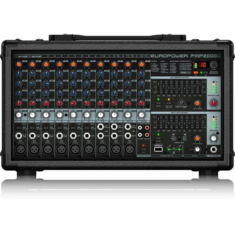 Микшер с усилителем Behringer PMP2000D