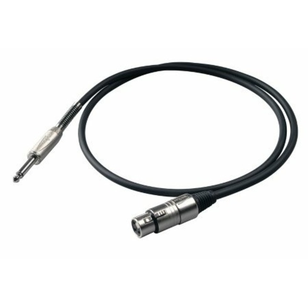 Кабель аудио 1xJack - 1xXLR Proel BULK200LU6 6.0m