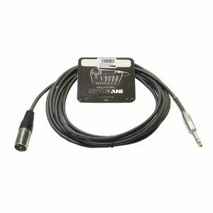 Кабель аудио 1xJack - 1xXLR Invotone ACM1010S/BK 10.0m