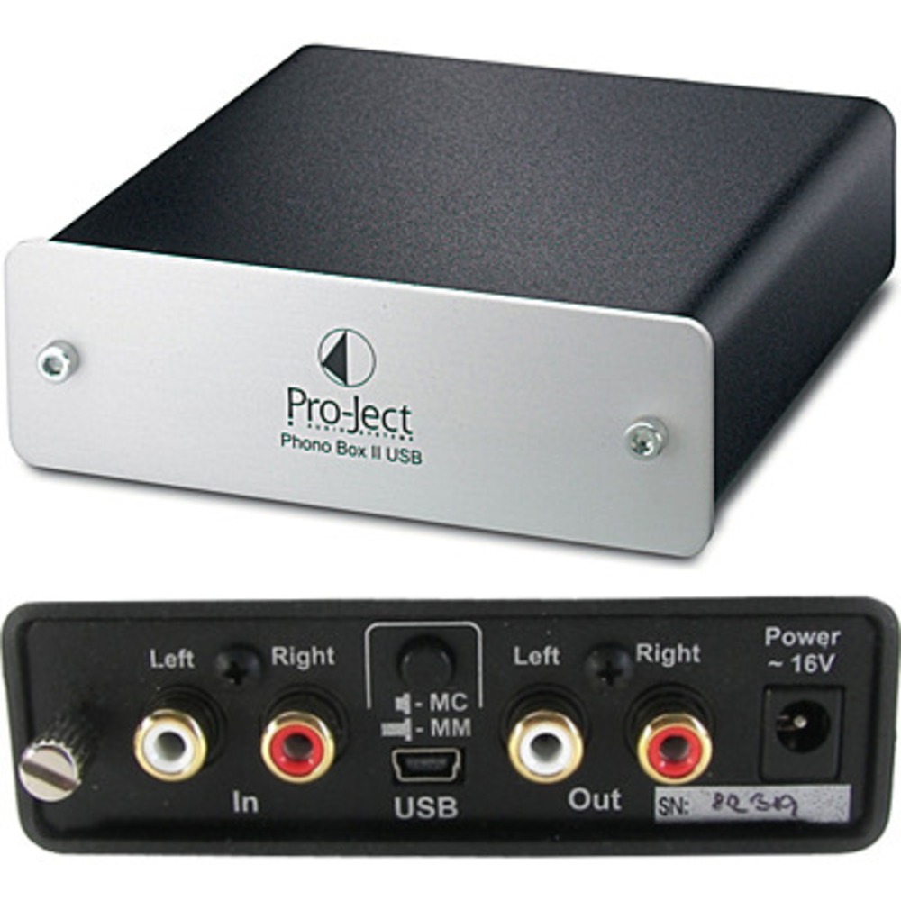 Фонокорректор Pro-Ject Phono Box II USB Silver