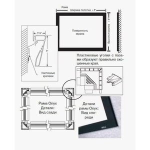 Экран для проектора Draper Onyx NTSC (3:4) 198/6 1/2(78) 119*160 XT1000V (M1300)