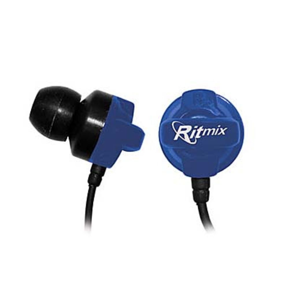 Наушники внутриканальные классические Ritmix RH-121 Blue