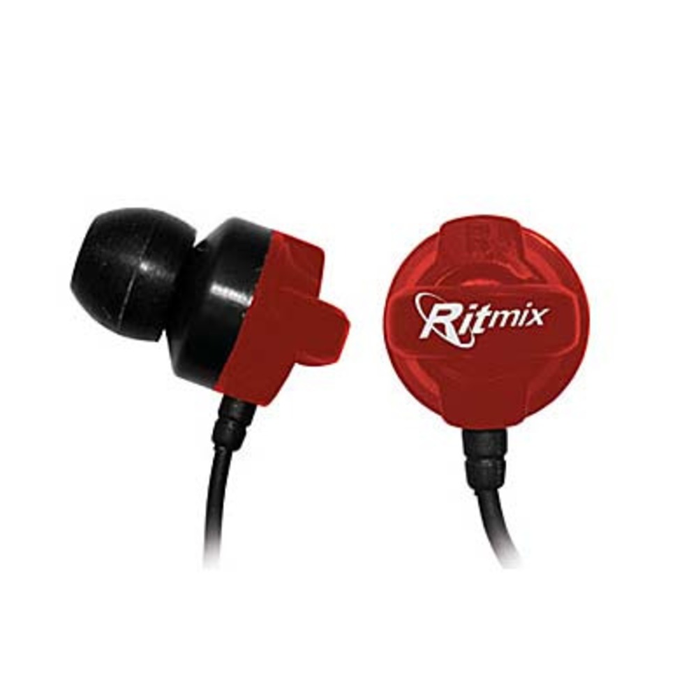 Наушники внутриканальные классические Ritmix RH-121 Red