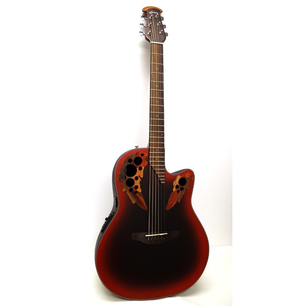 Электроакустическая гитара Ovation CE44-RRB Celebrity Elite Mid Cutaway Reversed Redburst