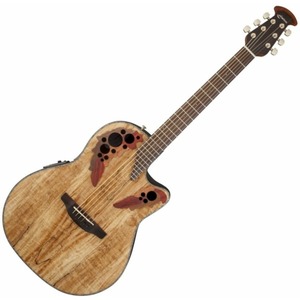 Электроакустическая гитара Ovation CE44P-SM Celebrity Elite Plus Mid Cutaway Natural Spalted Mapl