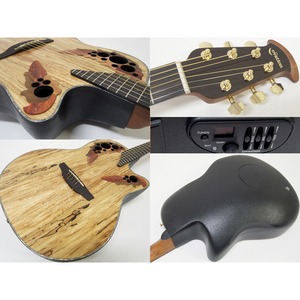 Электроакустическая гитара Ovation CE44P-SM Celebrity Elite Plus Mid Cutaway Natural Spalted Mapl