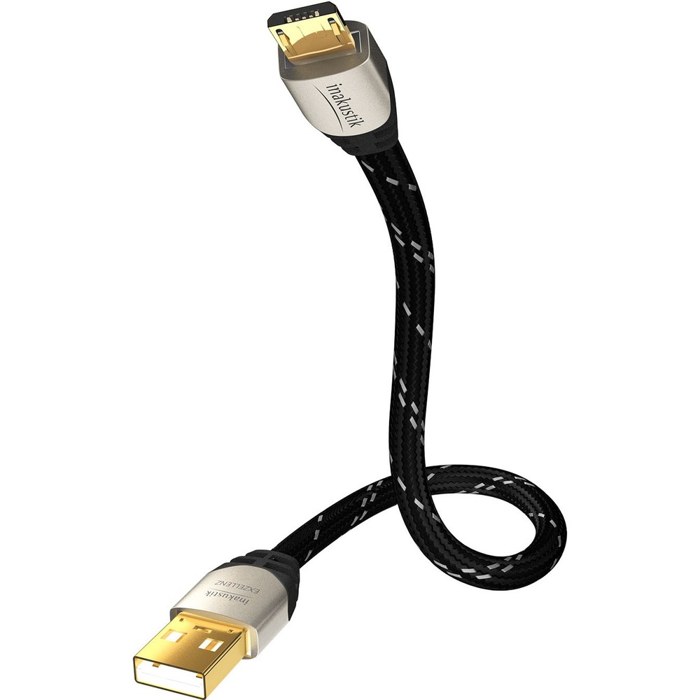 Кабель USB 2.0 Тип A - B micro Inakustik 006701015 Exzellenz micro USB 1.5m