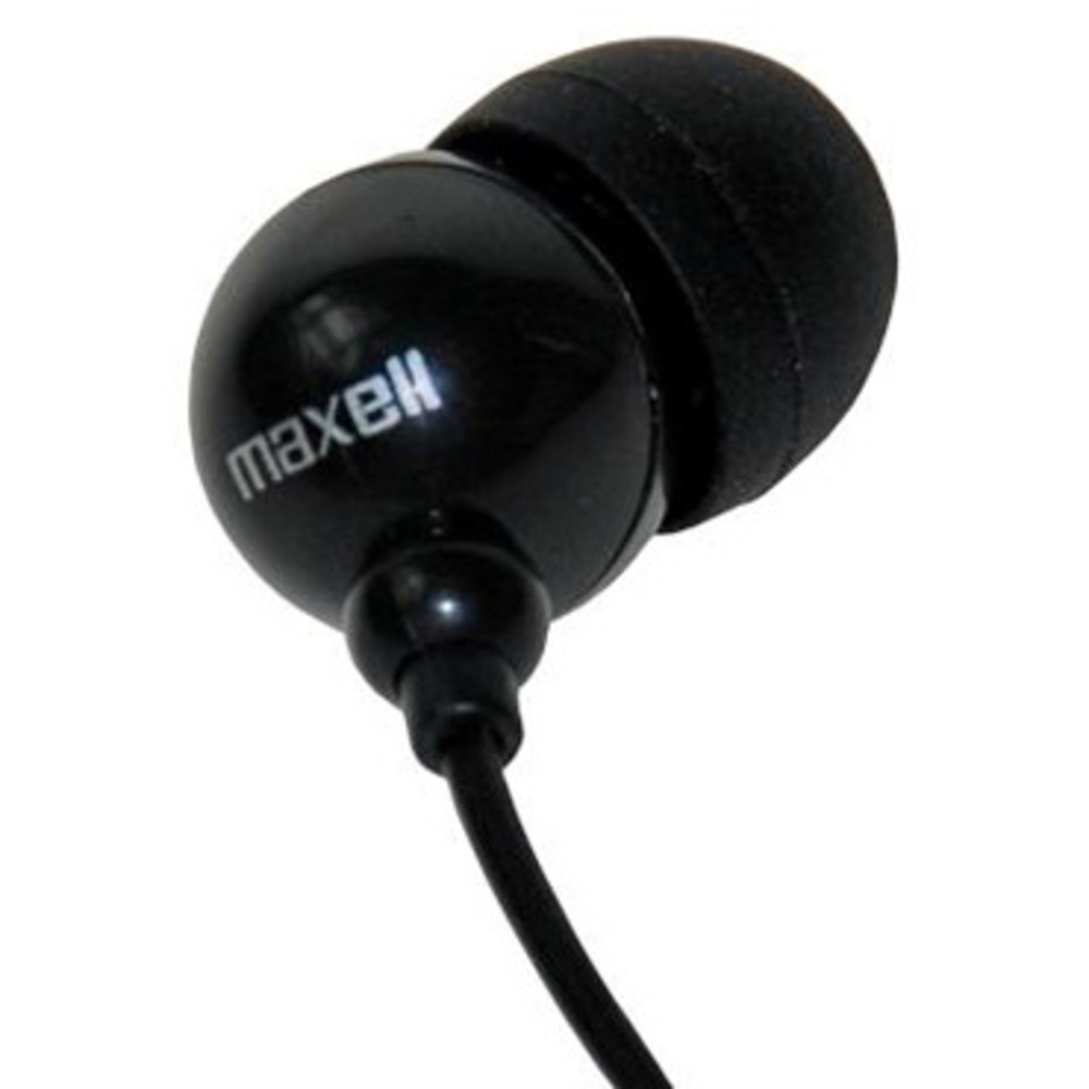 Наушники внутриканальные классические Maxell Plugz Black