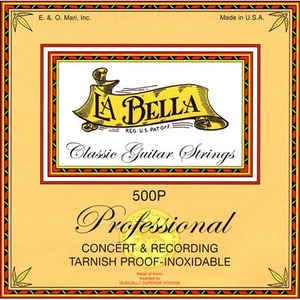 Струны для классической гитары LA BELLA 500P Recording Concert