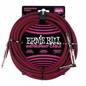 Кабель инструментальный угловой Ernie Ball 6062 7.62m