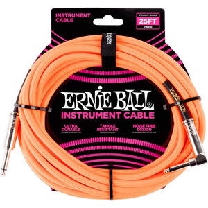 Кабель инструментальный угловой Ernie Ball 6067 7.62m