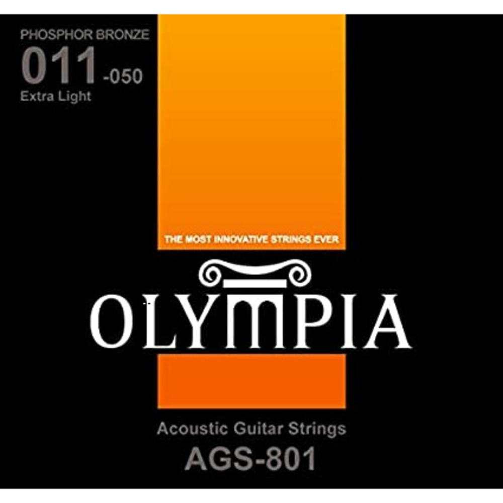 Струны для акустической гитары Olympia AGS801