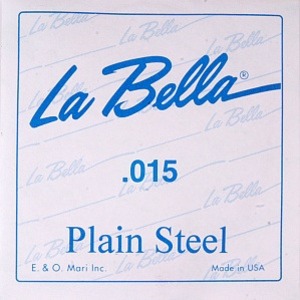 Струна отдельная без оплетки LA BELLA PS015