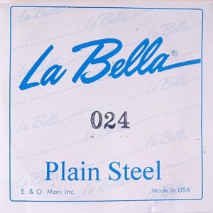 Струна отдельная без оплетки LA BELLA PS024