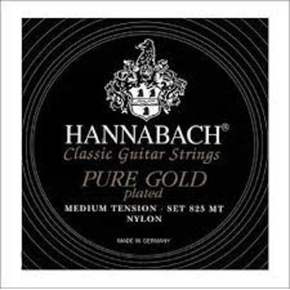 Струны для классической гитары Hannabach 825MT Black PURE GOLD