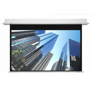 Экран для дома, настенно потолочный с электроприводом Lumien Master Control 147x200см Matte White LMC-100118