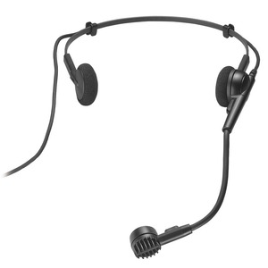 Микрофон с оголовьем черного цвета Audio-Technica PRO8HEcH