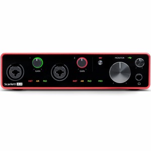 Внешняя звуковая карта с USB FOCUSRITE Scarlett 4i4 3rd Gen