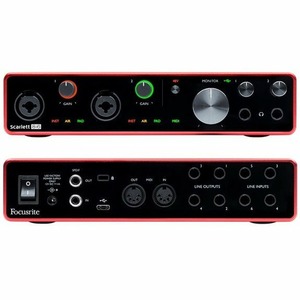 Внешняя звуковая карта с USB FOCUSRITE Scarlett 8i6 3rd Gen