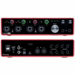 Внешняя звуковая карта с USB FOCUSRITE Scarlett 18i8 3rd Gen