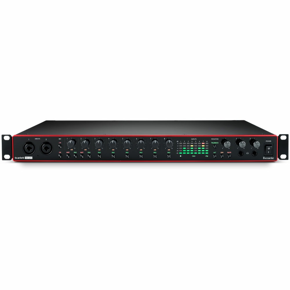 Внешняя звуковая карта с USB FOCUSRITE Scarlett 18i20 3rd Gen