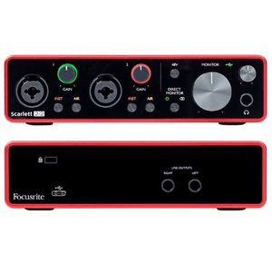 Комплект оборудования для звукозаписи FOCUSRITE Scarlett 2i2 Studio 3rd Gen