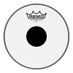 Пластик для барабана REMO CS-0314-10- CONTROLLED SOUND 14 CLEAR BLACK DOT