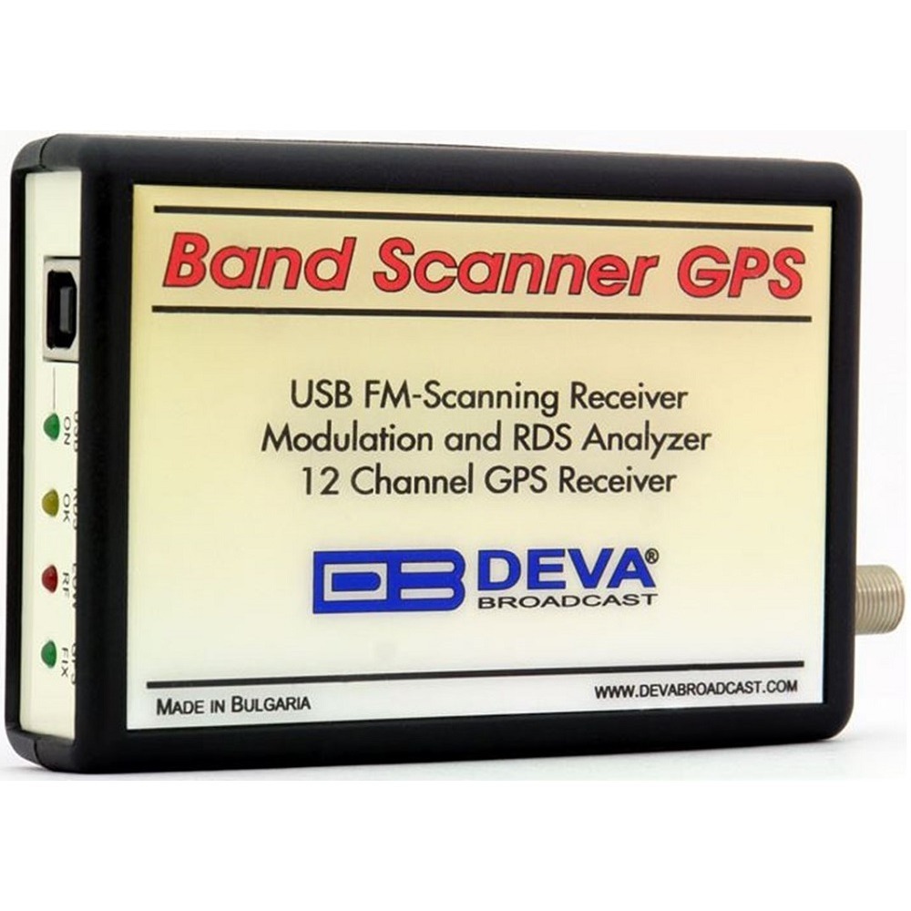 Профессиональный мобильный измерительный комплекс c GPS DEVA Broadcast Band Scanner GPS