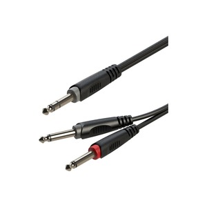 Кабель аудио 1xJack - 2xJack Roxtone RAYC100/6 6.0m