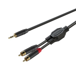 Кабель аудио 1xMini Jack - 2xRCA Roxtone GPTC140/3 3.0m