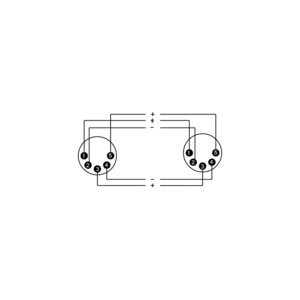 Переходник XLR - XLR Roxtone RA5XMM-B