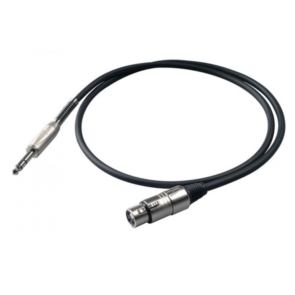 Кабель аудио 1xJack - 1xXLR Proel BULK210LU05 0.5m